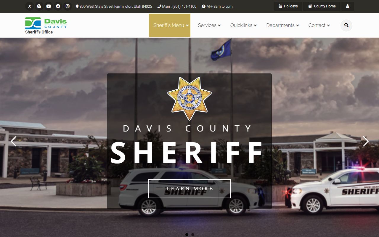 Davis County Jail for Bountiful recent arrests